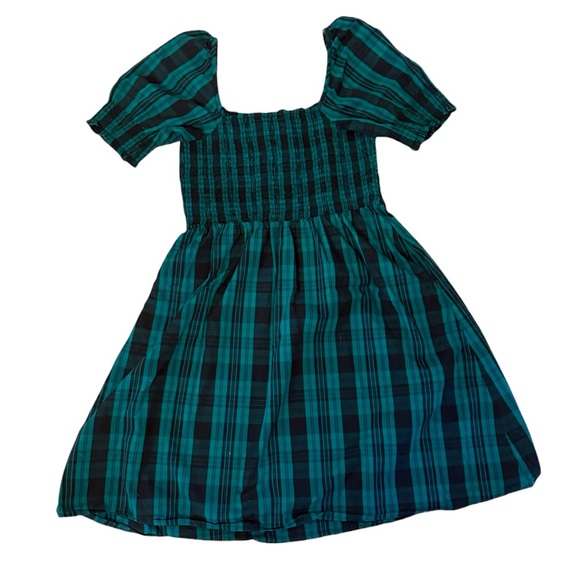 Draper James Cam Smocked Dress in Green Blackwatch Plaid - Size Small (NWT) - Picture 9 of 9
